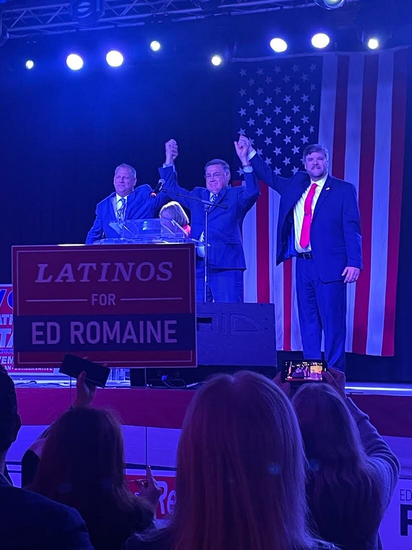 Current republican Brookhaven Town supervisor Ed Romaine flipped the Suffolk County executive seat with over 57 percent of the vote.